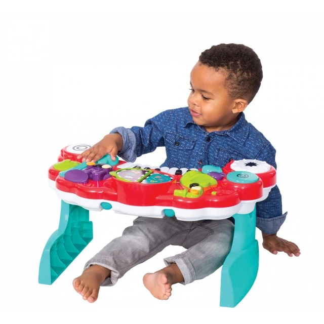 Διαδραστικό παιχνίδι, Infantino, B Kids, Μουσικό Κέντρο 10 σε 1, Κόκκινο