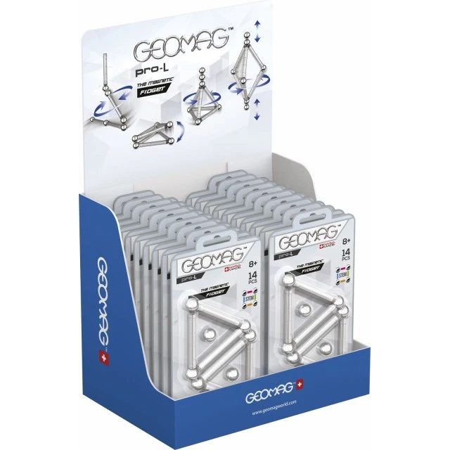 Μαγνητική κατασκευή, Geomag, Pro-L Fidget, 14 μέρη