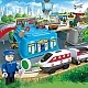 Σετ ξύλινο τρένο Megapolis σε κουτί 80 τεμαχίων