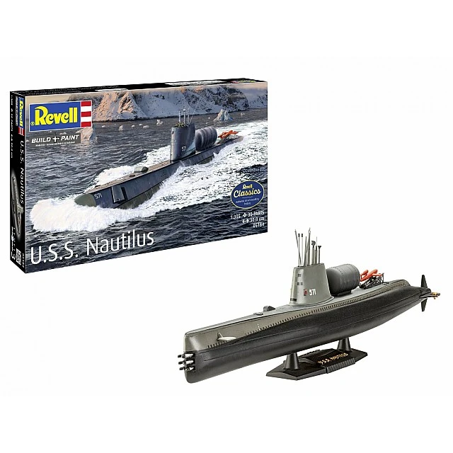 Μοντέλο συναρμολόγησης, Revell, πυρηνικό υποβρύχιο USS Nautilus, 30 μέρη