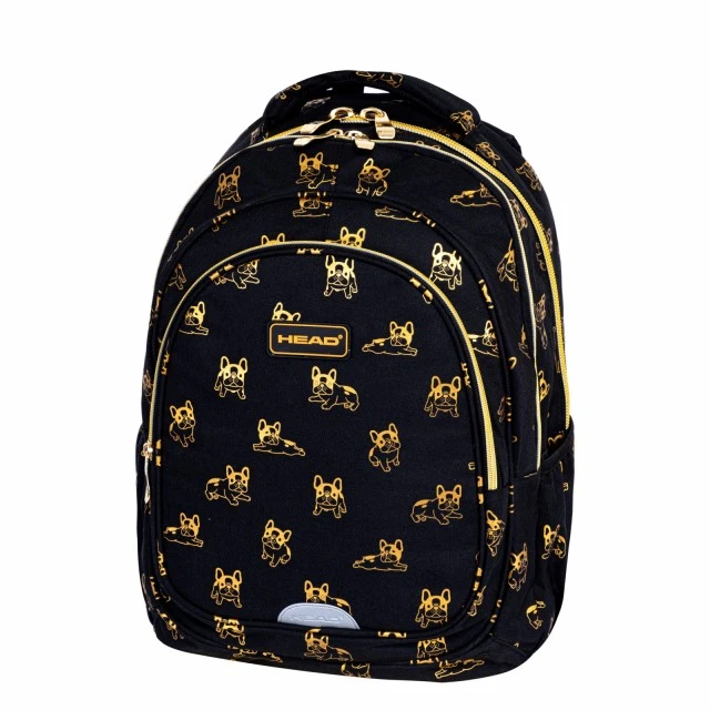 Σχολικό σακίδιο HEAD Golden Bulldog AB300, 42 x 30 x 19 cm