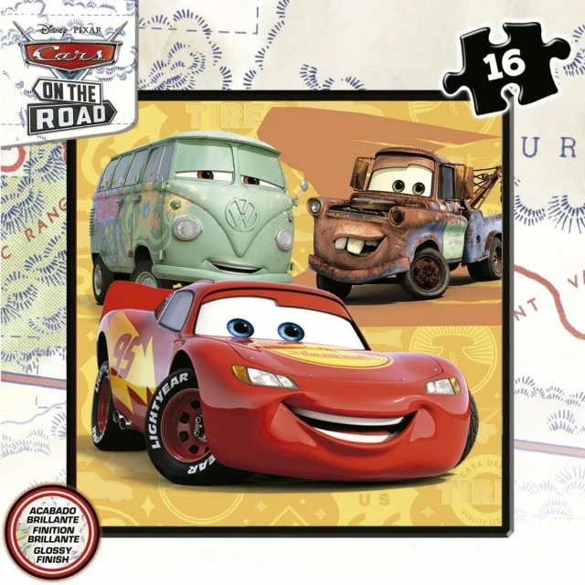 Progressive puzzle Cars 4 in 1, 12/16/20/25 κομμάτια