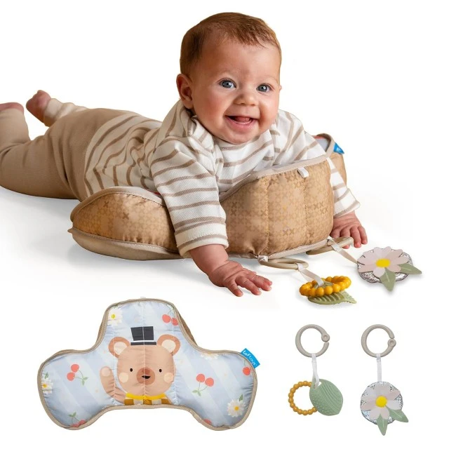 Λούτρινο μαξιλάρι μωρού, Taf Toys, αρκουδάκι, 40 x 27 x 11 εκ.