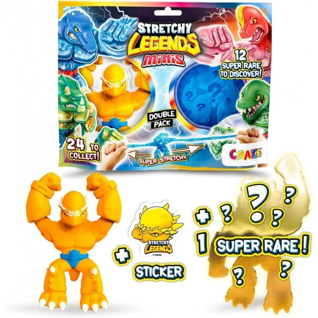 Συλλεκτική φιγούρα, Craze, Mini Stretchable Creatures, Legends Minis Double