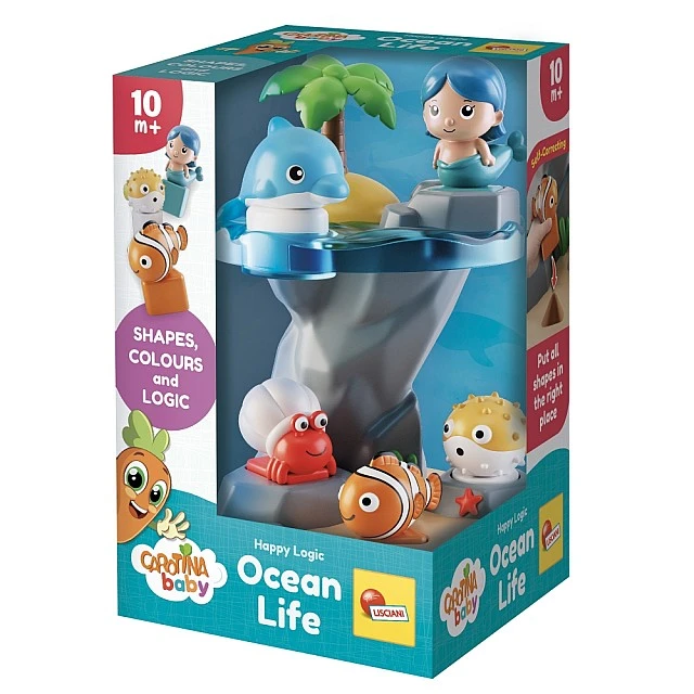 Εκπαιδευτικό παιχνίδι με σχήματα, Lisciani, Carotina, Ocean World