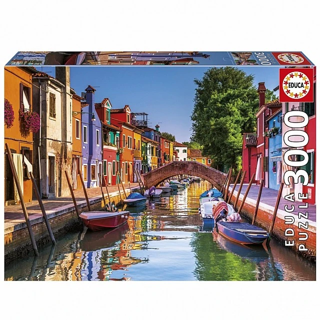 Puzzle, Educa, Burano, Ιταλία, 3000 τεμάχια