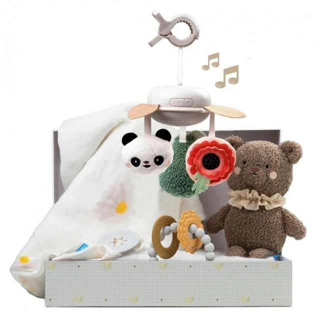 Σετ παιχνιδιών για μωρά, Taf Toys, Πολυτελές σετ νεογέννητων, 4 τεμάχια