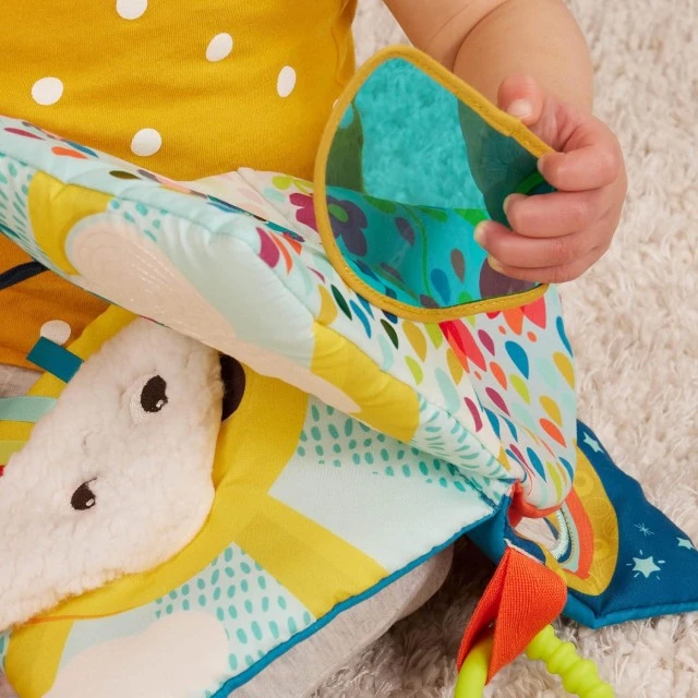 Διαδραστικό παιχνίδι Sensory baby book Rainbow, 15 x 4 x 16 cm