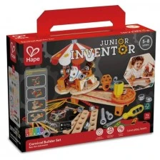 Ξύλινο σετ, Hape, Μικρός Εφευρέτης, Φτιάξε το Δικό σου Καρναβάλι, 73 τεμάχια