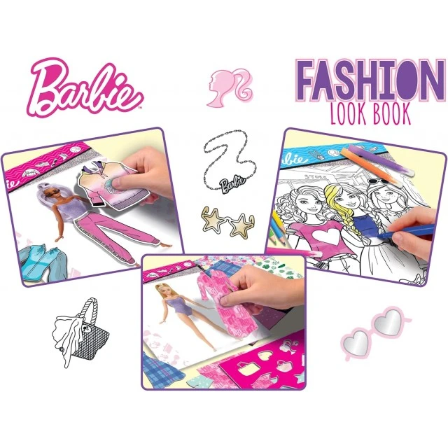 Δημιουργικό σετ, Lisciani, Barbie, Βιβλίο στούντιο μόδας
