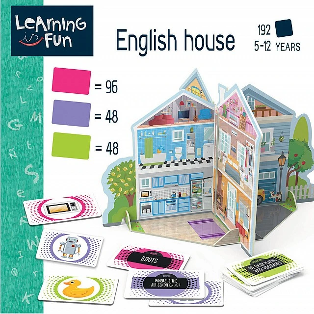 Εκπαιδευτικό παιχνίδι, Educa, English House, 192 μέρη