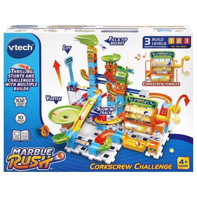 Playset, Vtech, Color Track με Marble Balls, Challenge, 102 Pieces