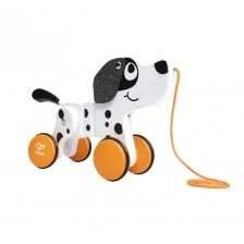 Ξύλινο παιχνίδι έλξης Dalmatian, 11 x 9 x 16 cm