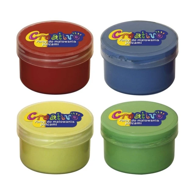 Χρώματα για σχέδιο με δάχτυλα 4 χρωμάτων