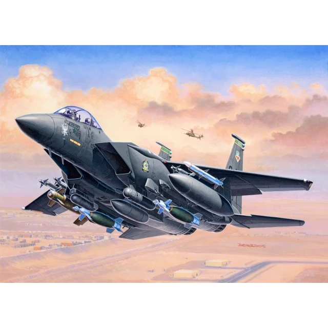 Μοντέλο συναρμολόγησης, Revell, Κιτ εκκίνησης μαχητικού F-15 Strike Eagle με βόμβες, 70 τεμάχια