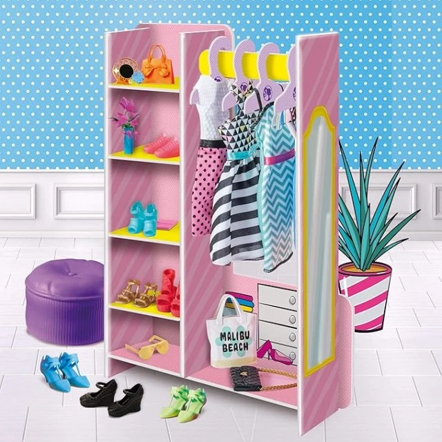 Δημιουργικό κιτ, Lisciani, Barbie, μπουτίκ μόδας DIY με κούκλα Barbie