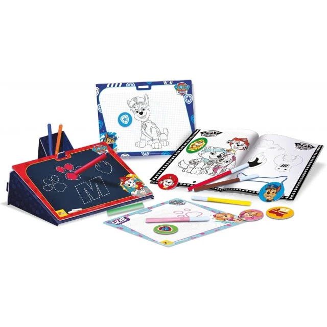 Σετ δημιουργικής δημιουργίας, Lisciani, Paw Patrol, σακίδιο πλάτης 2 σε 1 με σετ σχεδίασης