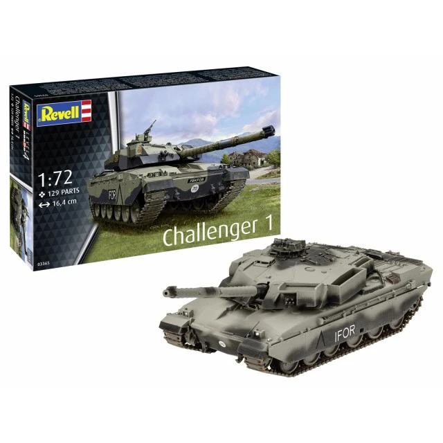 Μοντέλο συναρμολόγησης, Revell, Challanger 1 Tank, 129 ανταλλακτικά