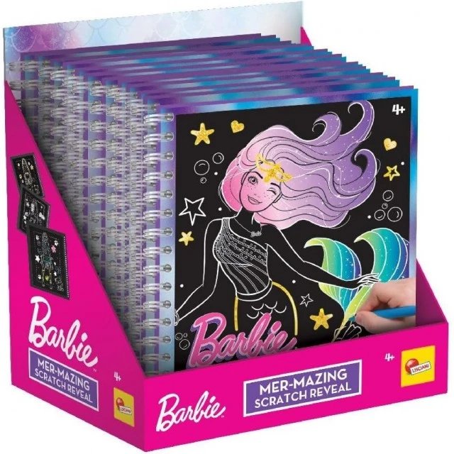 Σετ δημιουργικού, Lisciani, Barbie, Αποκάλυψη από το Scratch, Γοργόνα από το Scratchbook
