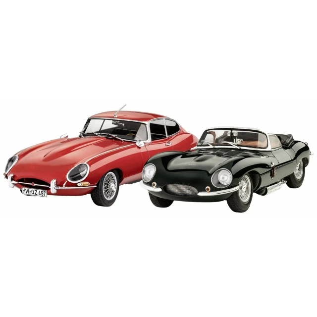 Σετ μοντέλων συναρμολόγησης Jaguar 100 ετών, 2 τεμαχίων