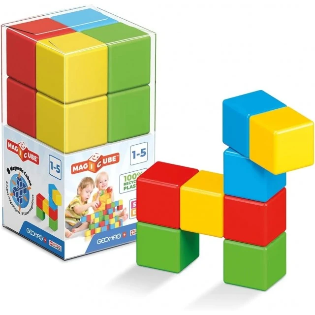 Μαγνητικός κατασκευαστής Magicube, Full Color, 8 κομμάτια