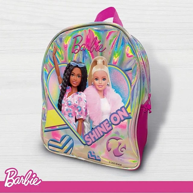 Σετ δημιουργικής δημιουργίας, Lisciani, Barbie, σακίδιο πλάτης 2 σε 1 με σετ σχεδίασης