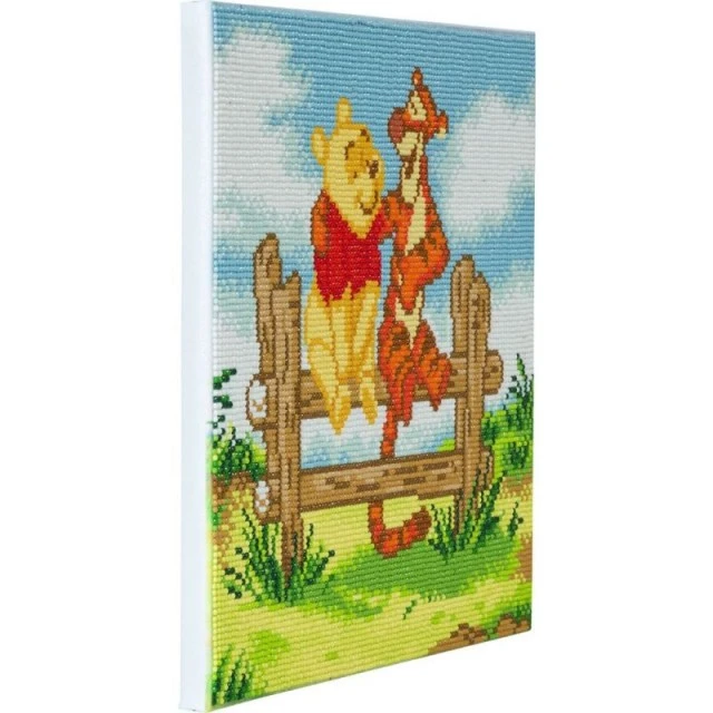 Σετ τέχνης με διαμάντια Pooh and Tigger, 30 x 30 cm, 6 τεμάχια