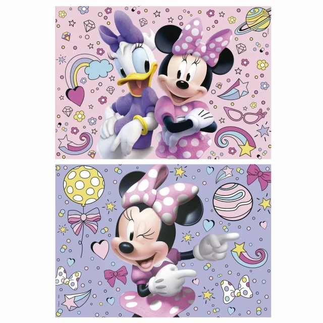 Παζλ, Educa, Minnie Mouse, 2 x 48 τεμάχια