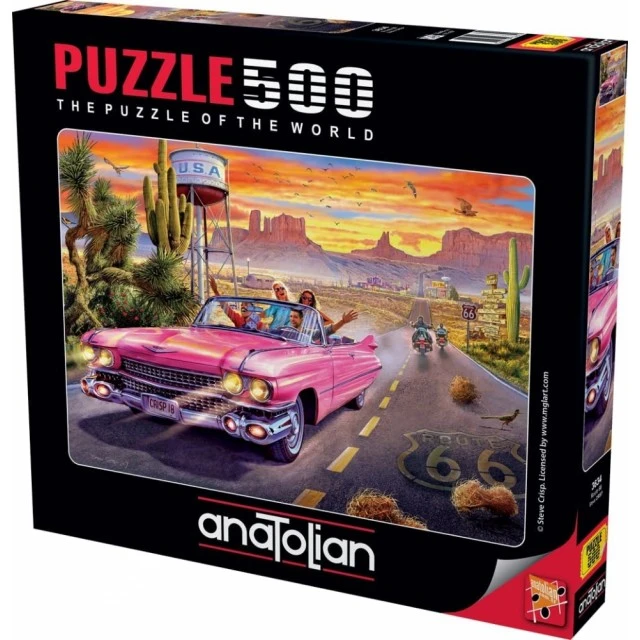 Puzzle, Anatolian, Route 66, 500 τεμάχια