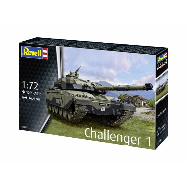 Μοντέλο συναρμολόγησης, Revell, Challanger 1 Tank, 129 ανταλλακτικά