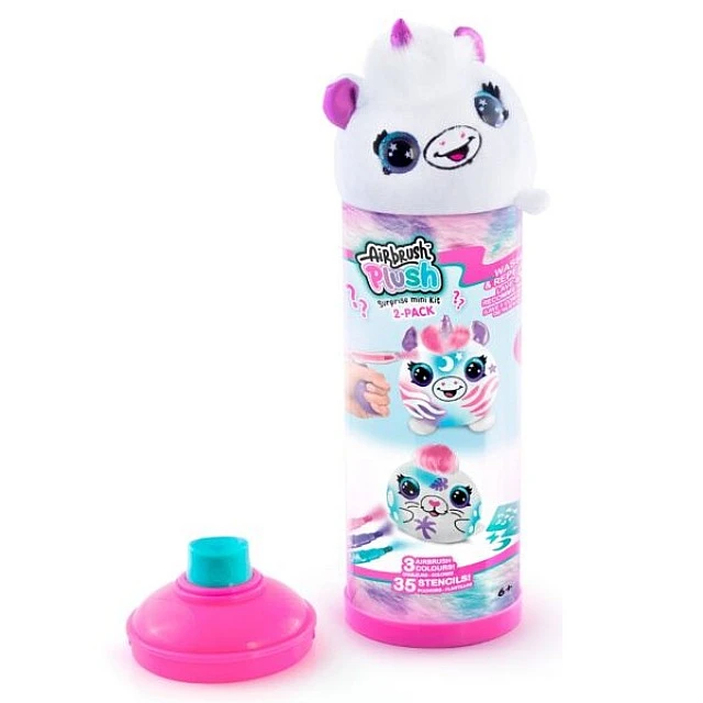 Δημιουργικό σετ, Canal Toys, Μίνι βελούδινο παιχνίδι χρωματισμού, 10 cm, 2 τμχ