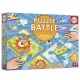Παζλ Battle set Educa 16 x 9 κομμάτια Ζώα