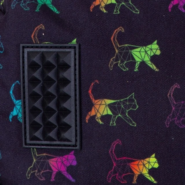 Σχολικό σακίδιο, Κεφάλι, Rainbow Kitty, 39x28x15cm