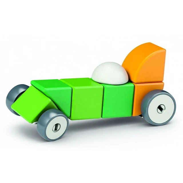 Μαγνητικός κατασκευαστής, Geomag, Magicube, 4 σχήματα και τροχοί, 13 μέρη