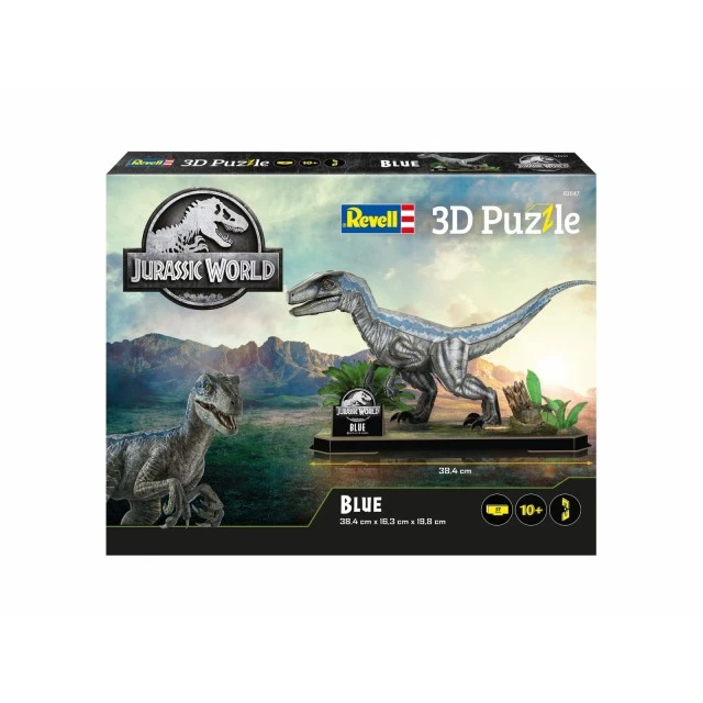 Παζλ, Revell, Jurassic World Μπλε 3D, 57 κομμάτια