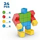Магнитен конструктор Magicube, Creative, 24 части