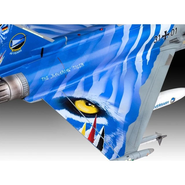 Eurofighter Typhoon The Bavarian Tiger 2021 οικοδομήσιμο μοντέλο, 85 εξαρτημάτων