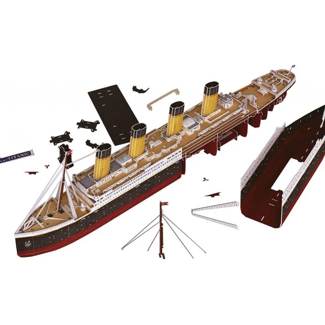 3D Παζλ RMS Titanic με φώτα πάγου, 266 τεμαχίων