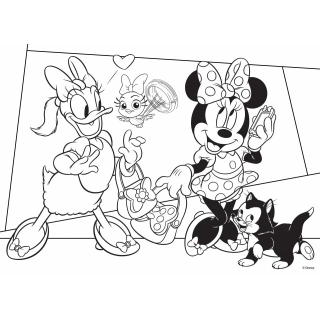 Παζλ, Lisciani, Minnie Mouse, Παζλ διπλής όψης 35 τεμαχίων