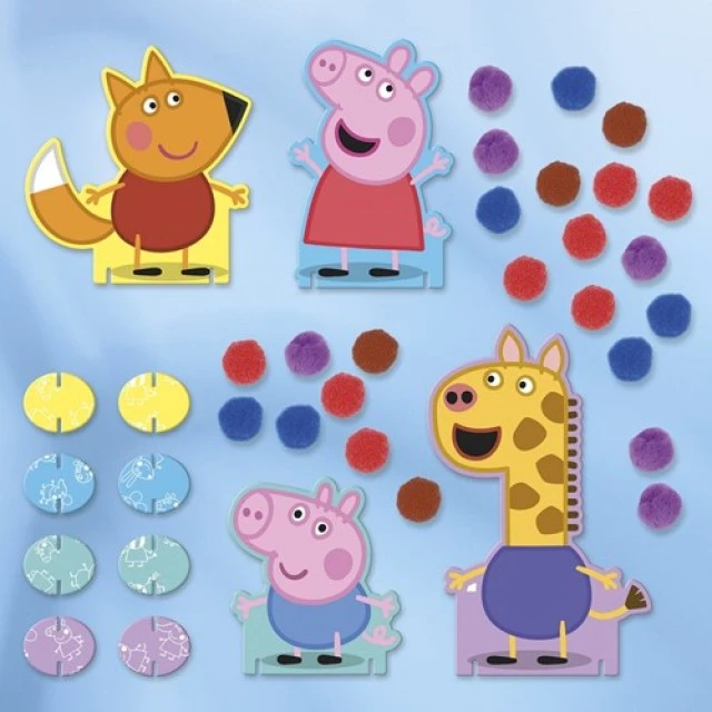 Δημιουργικό σετ, Totum, Peppa Pig, Διακόσμηση με πομπόν