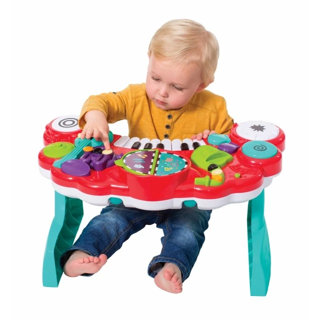 Διαδραστικό παιχνίδι, Infantino, B Kids, Μουσικό Κέντρο 10 σε 1, Κόκκινο