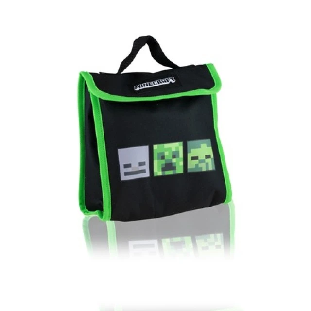 Σακίδιο πλάτης και αξεσουάρ MINECRAFT Creeper 4 τεμαχίων Μαθητικό Σετ