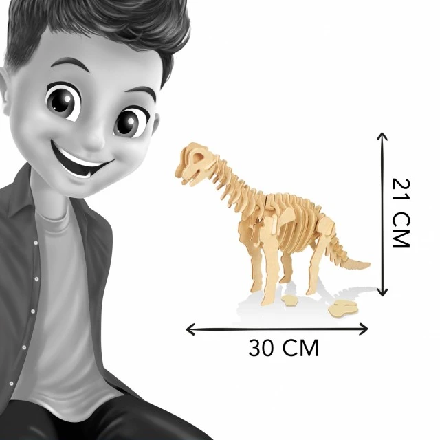 Ξύλινο παζλ 3D Δεινόσαυρος