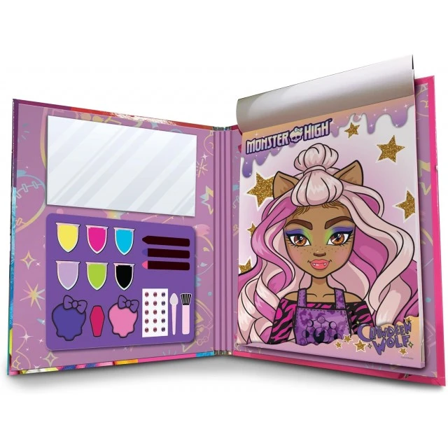 Σετ δημιουργικού, Lisciani, Monster High, Μοντέρνος φάκελος μακιγιάζ