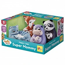 Εκπαιδευτικό παιχνίδι με σχήματα, Lisciani, Carotina, Super Mom