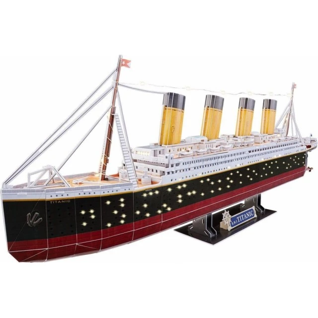 3D Παζλ RMS Titanic με φώτα πάγου, 266 τεμαχίων