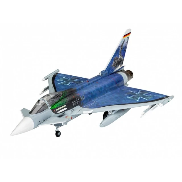 Συναρμολογημένο μοντέλο γερμανικού Eurofighter, Luftwaffe 2020 Quadriga, 85 εξαρτήματα