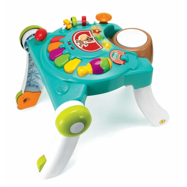 Διαδραστικό παιχνίδι, Infantino, B Kids, 3 σε 1 Στράτα μωρού και τραπεζάκι για άλογα, Μπλε