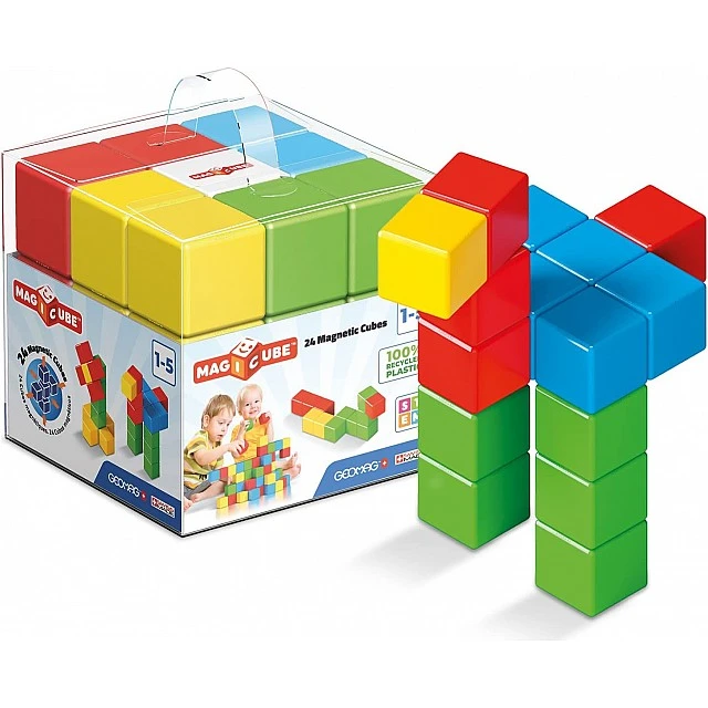 Μαγνητικός κατασκευαστής Magicube, Full Color, 24 μέρη