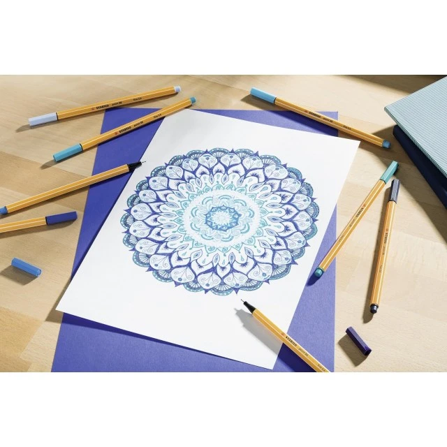 Σετ Fineliner, Stabilo, Point 88 ST8815, 15 χρώματα